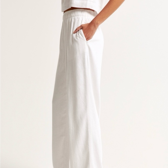 High rise linen pants - Picture 3 of 6